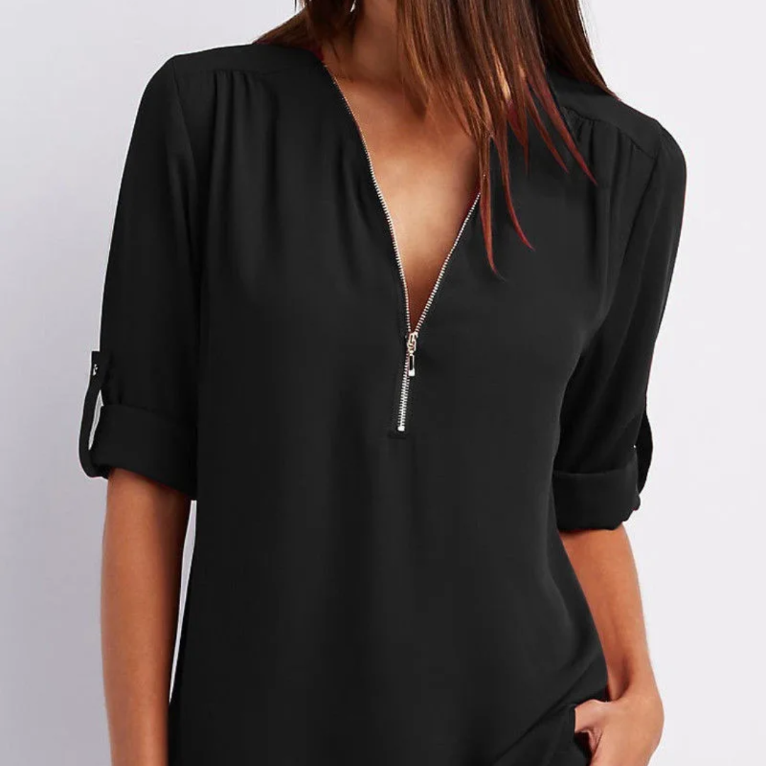 Luisa™ - Camicetta con cerniera