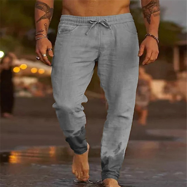 Damiano™ - Pantaloni in lino estivi eleganti