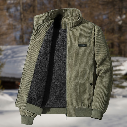 Alvise™ | Giacca invernale da uomo calda in velluto