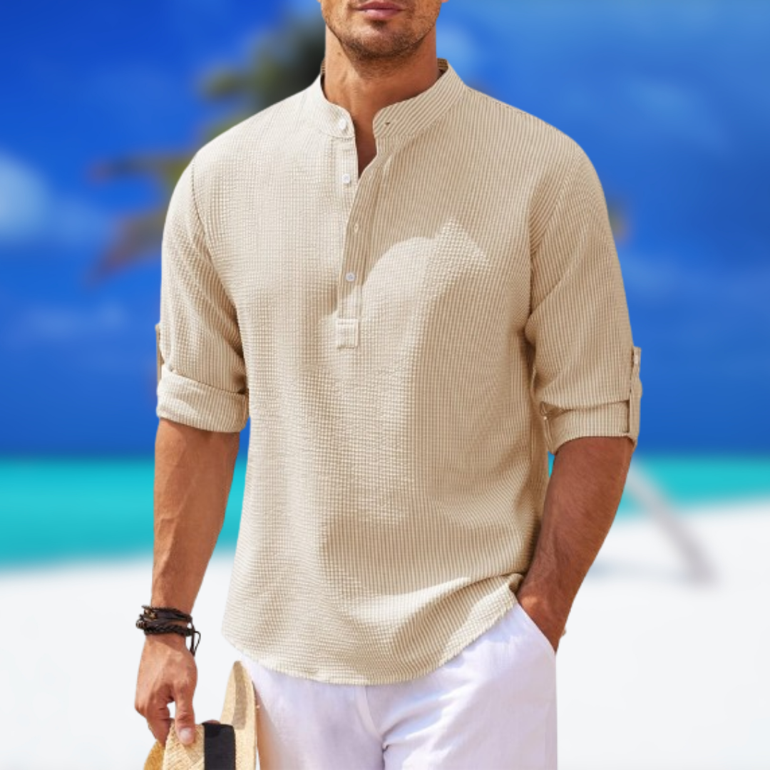 Stefano™ - Camicia in lino da uomo primaverile