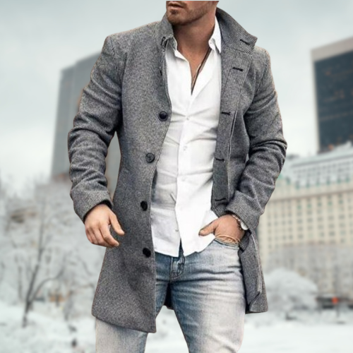 Amos™ | Cappotto invernale caldo ed elegante da uomo