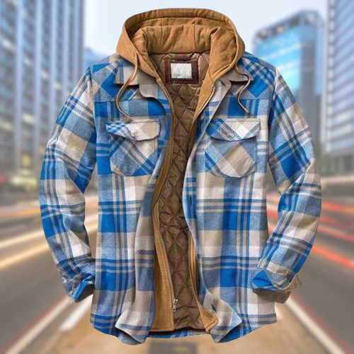 Mattia™ | Giacca invernale da uomo a quadri