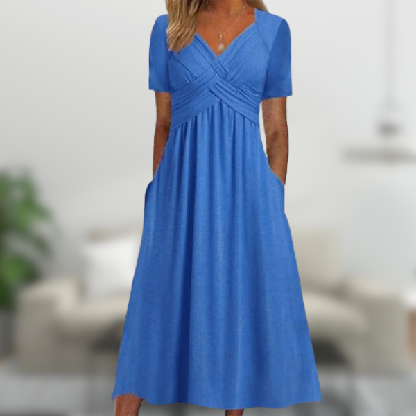 Ginevra™ - Abito elegante estivo fatto a mano