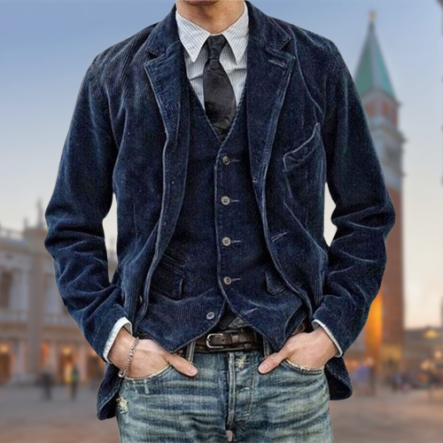 Raffaele™ | Giacca in velluto autunnale da uomo