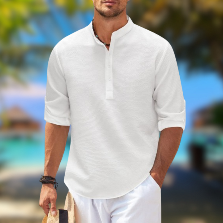 Stefano™ - Camicia in lino da uomo primaverile
