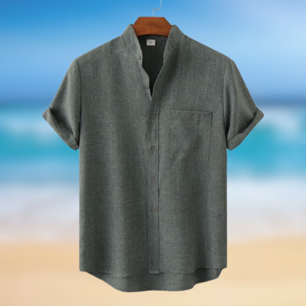 Pier™ - Camicia estiva di lusso elegante in lino