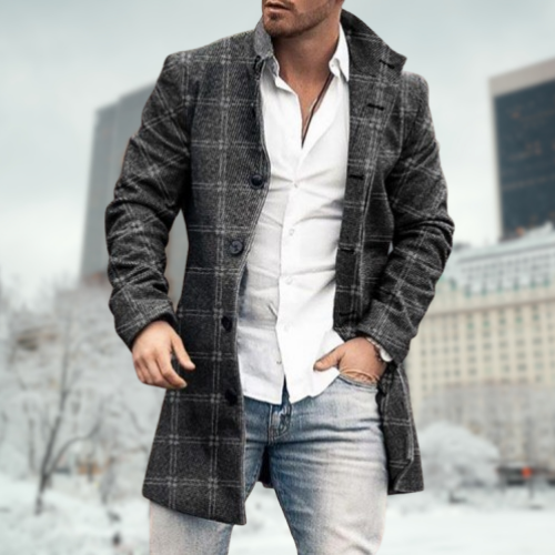 Amos™ | Cappotto invernale caldo ed elegante da uomo