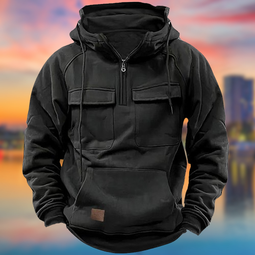 Enzo™ | Felpa con cappuccio invernale da uomo