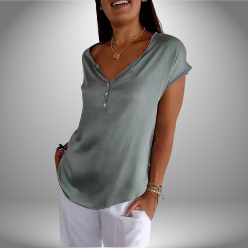 Fiora™ | T-Shirt Elegante in Materiale Premium