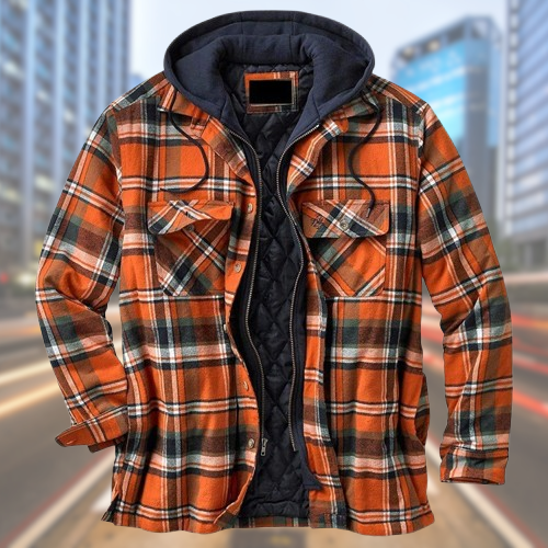 Mattia™ | Giacca invernale da uomo a quadri
