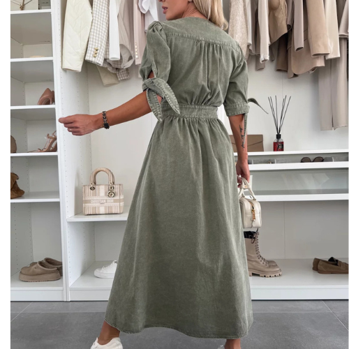 Seraphine™ | Vestito Denim Elegante di Qualità Premium