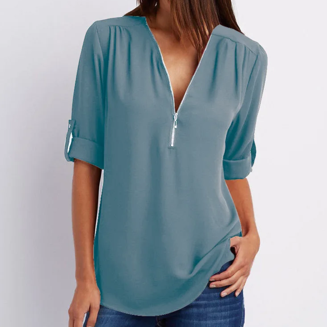 Luisa™ - Camicetta con cerniera