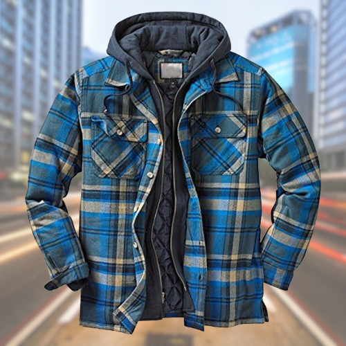 Mattia™ | Giacca invernale da uomo a quadri