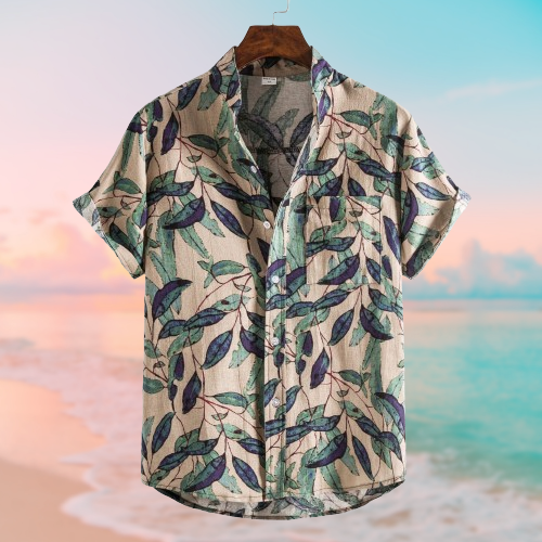 Nevio™ - Camicetta estiva vintage a maniche corte