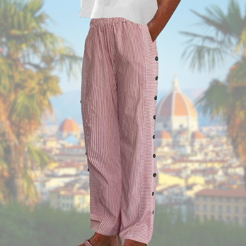 Michela™ - Pantaloni da donna a righe estivi eleganti