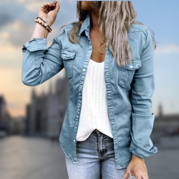 Sofia™ - Giacca in denim primaverile da donna