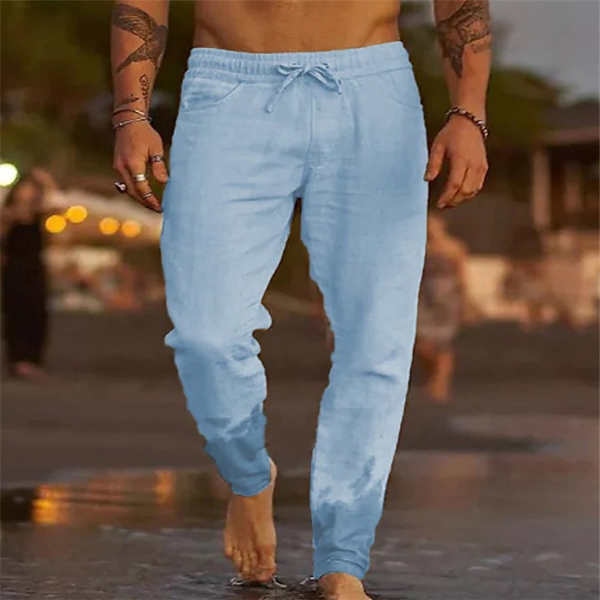 Damiano™ - Pantaloni in lino estivi eleganti