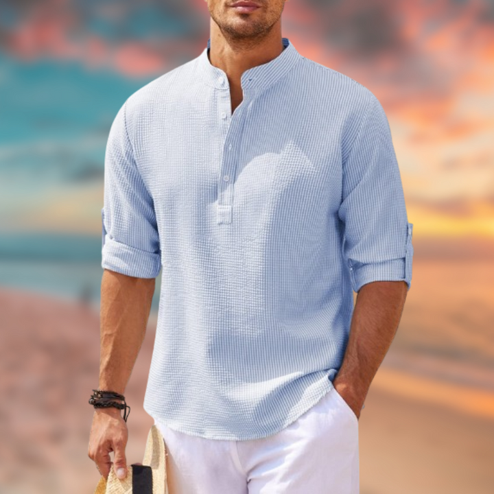 Stefano™ - Camicia in lino da uomo primaverile