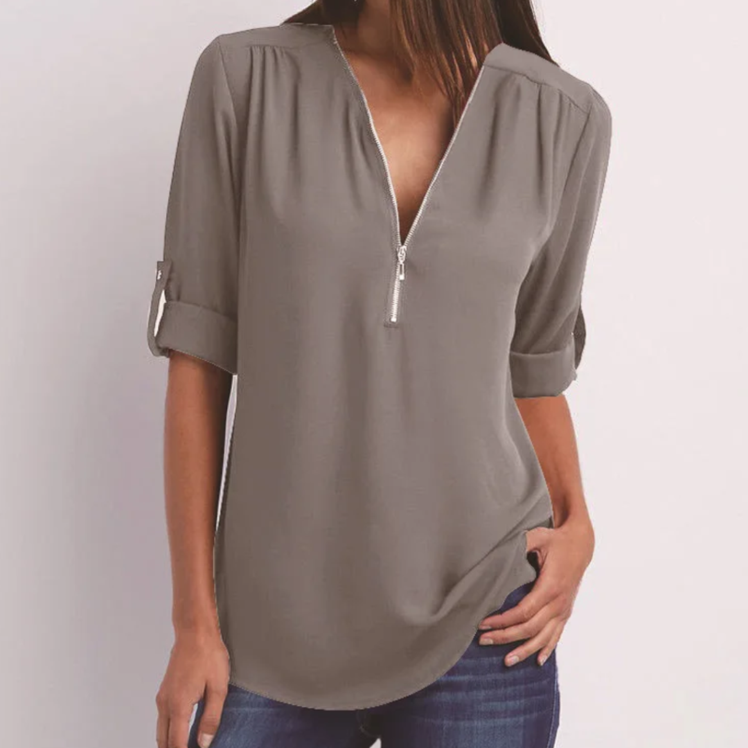 Luisa™ - Camicetta con cerniera