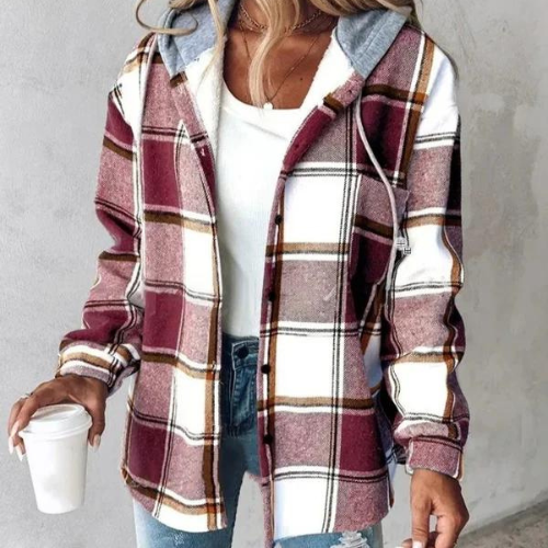 Caterina™ - Giacca elegante a quadri da donna