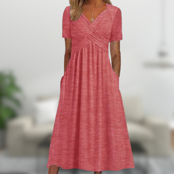 Ginevra™ - Abito elegante estivo fatto a mano