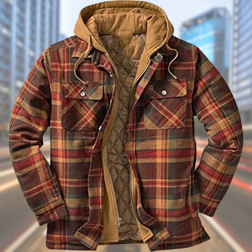 Mattia™ | Giacca invernale da uomo a quadri