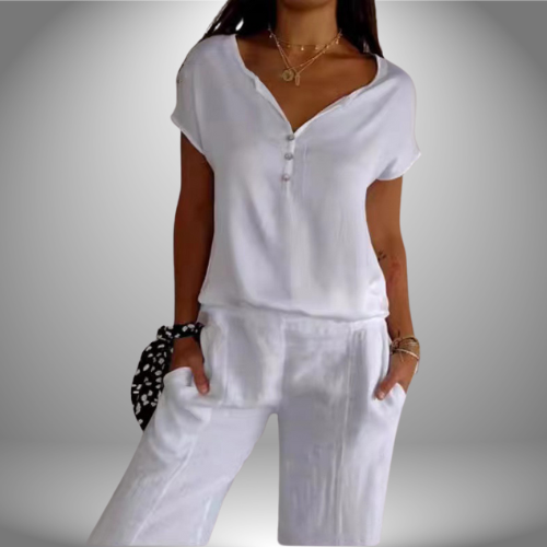 Fiora™ | T-Shirt Elegante in Materiale Premium