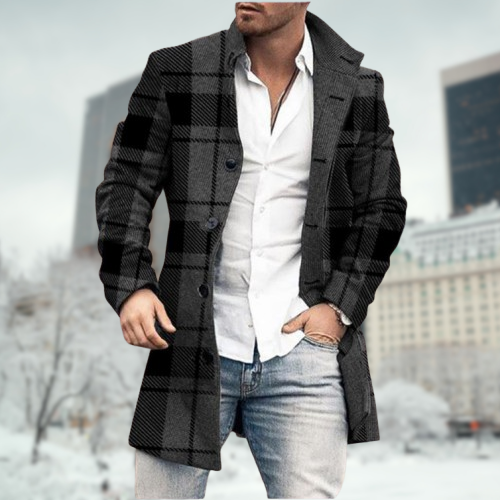 Amos™ | Cappotto invernale caldo ed elegante da uomo