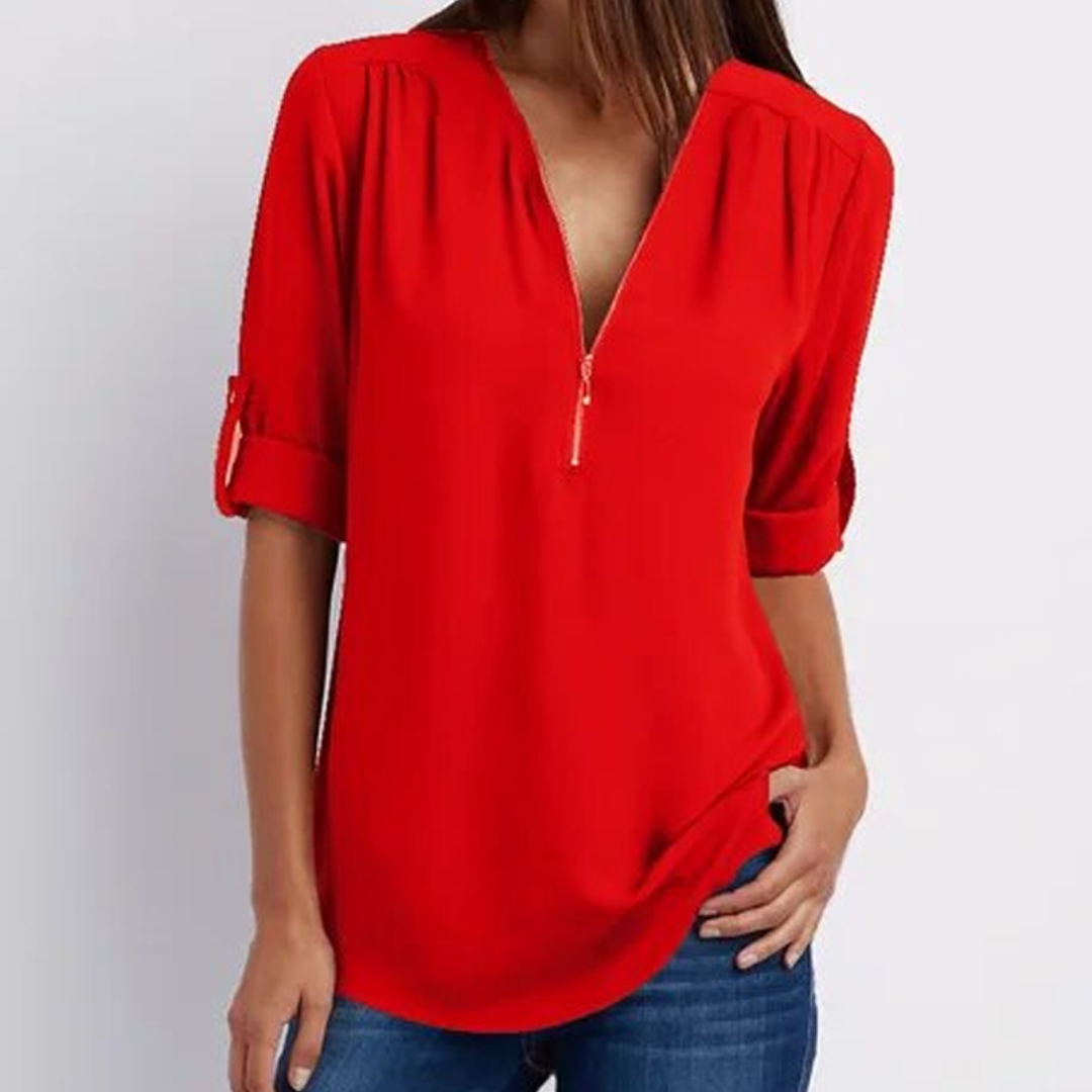 Luisa™ - Camicetta con cerniera