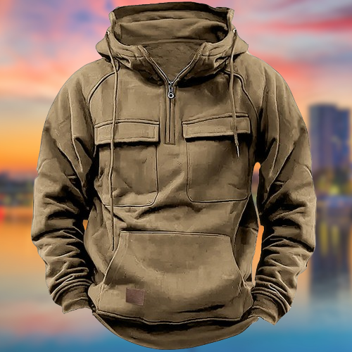 Enzo™ | Felpa con cappuccio invernale da uomo