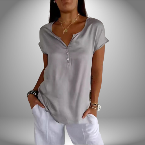 Fiora™ | T-Shirt Elegante in Materiale Premium