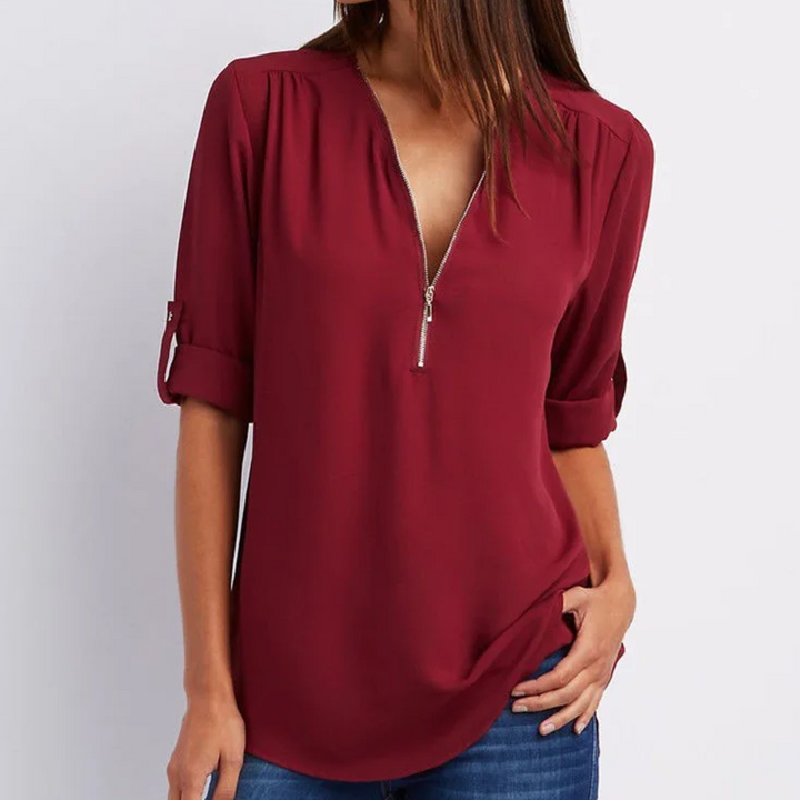 Luisa™ - Camicetta con cerniera