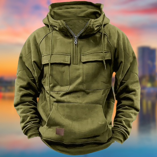 Enzo™ | Felpa con cappuccio invernale da uomo