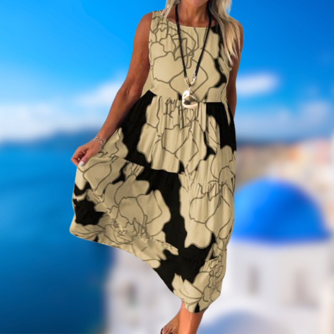 Greta™ - Vestito floreale elegante primaverile