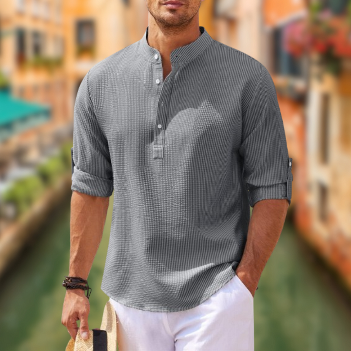 Stefano™ - Camicia in lino da uomo primaverile