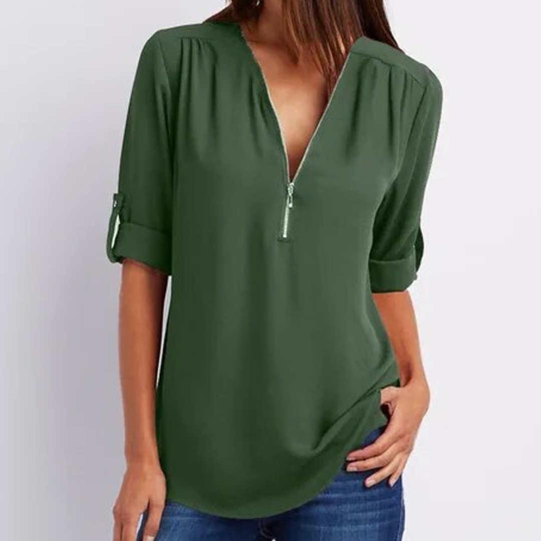 Luisa™ - Camicetta con cerniera