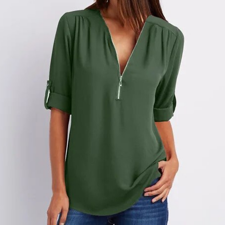 Luisa™ - Camicetta con cerniera