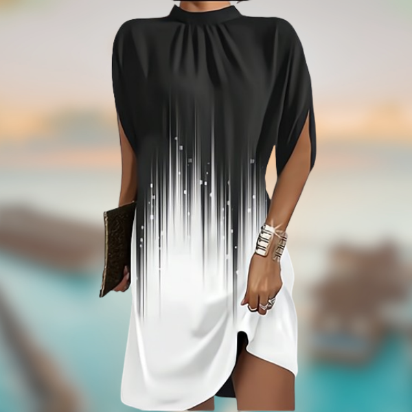 Cristina™ - Abito elegante con scollo tondo