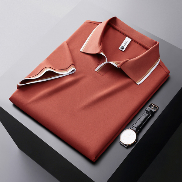 Angelo™ - Polo elegante di lusso in seta