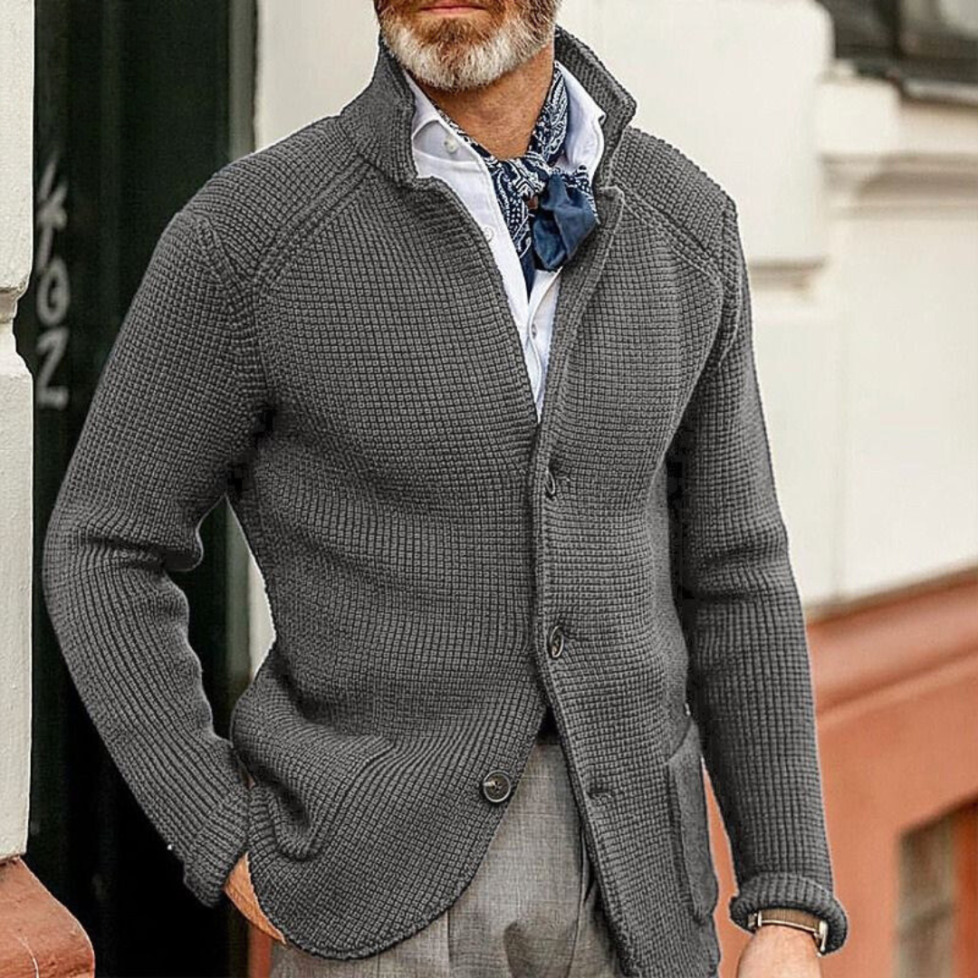 Marzio™ | Cardigan artigianale elegante per giornate fredde