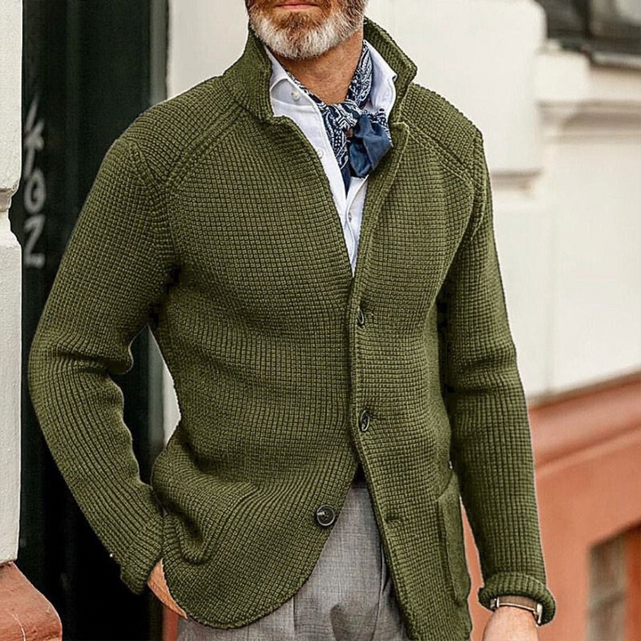 Marzio™ | Cardigan artigianale elegante per giornate fredde