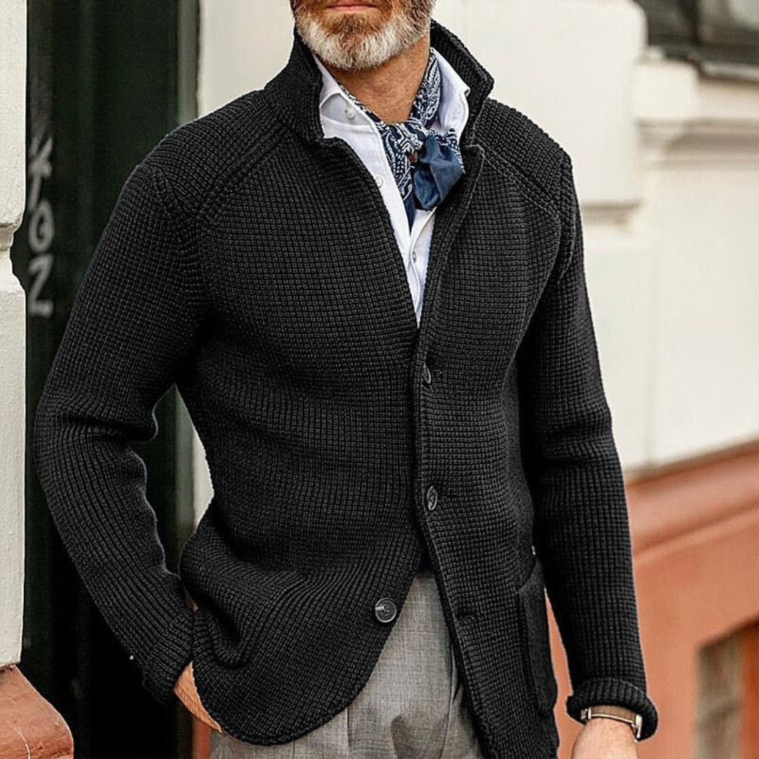 Marzio™ | Cardigan artigianale elegante per giornate fredde