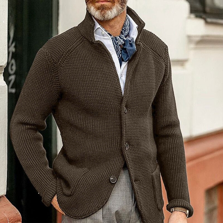 Marzio™ | Cardigan artigianale elegante per giornate fredde