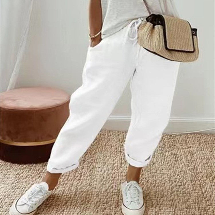 Silvia™ - Pantaloni eleganti in cotone