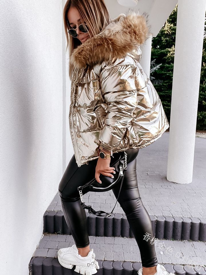 Alessandra™ | Giacca metallizzata di qualità premium per un look elegante