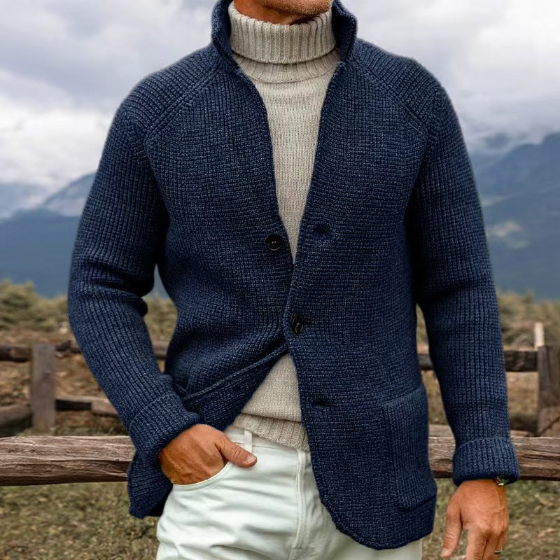 Ermete™ | Cardigan artigianale elegante per giornate fredde