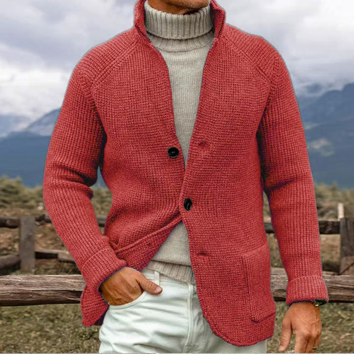 Ermete™ | Cardigan artigianale elegante per giornate fredde