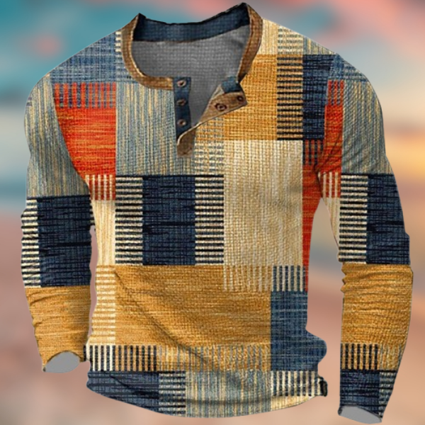 Fausto™ - Maglia vintage estiva in lino e cotone