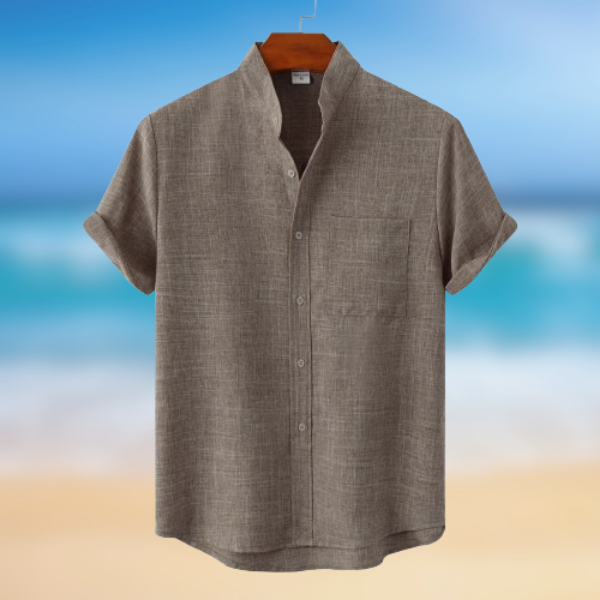 Pier™ - Camicia estiva di lusso elegante in lino