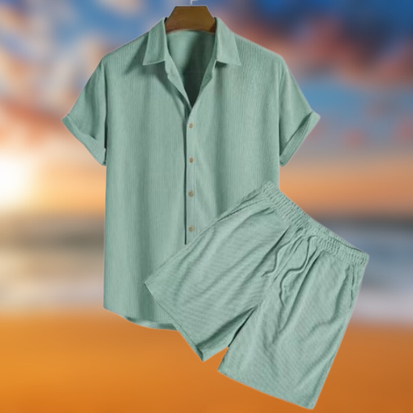 Emiliano™ - Set completo corto estivo in velluto